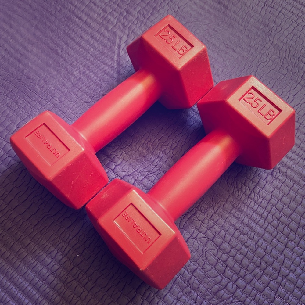 Set of 2.5 lb dumbbells
